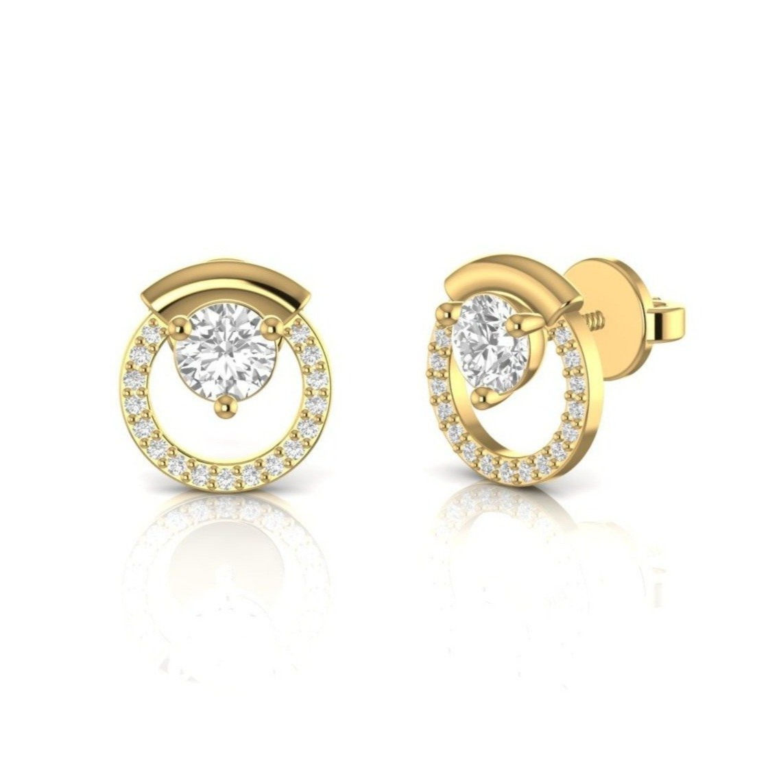 0.60 ct Solitaire Earring