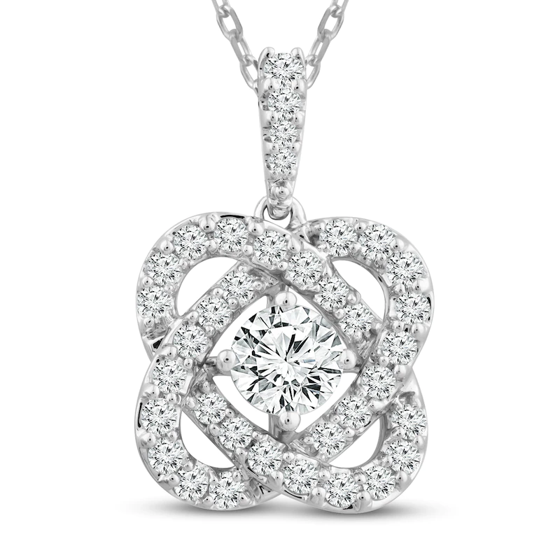 White gold Diamond Pendant