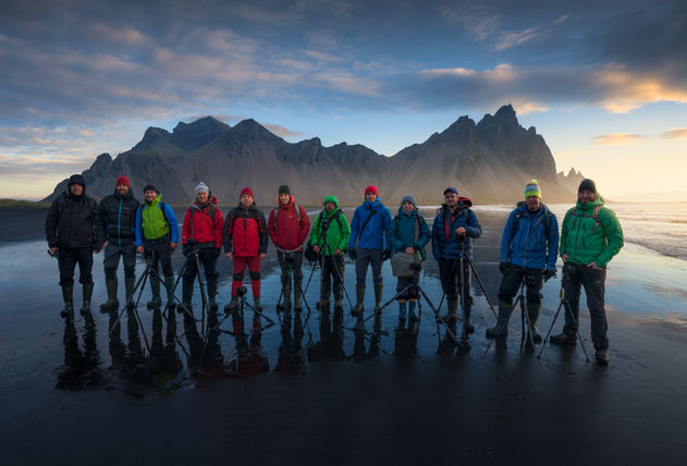 Landscape Nomads photo tour group on location in Iceland