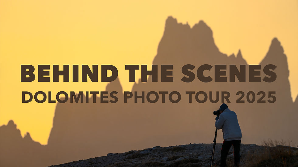 Dolomites photo tour