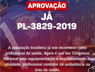 PL-3829-2019 - APROVAÇÃO JÁ!