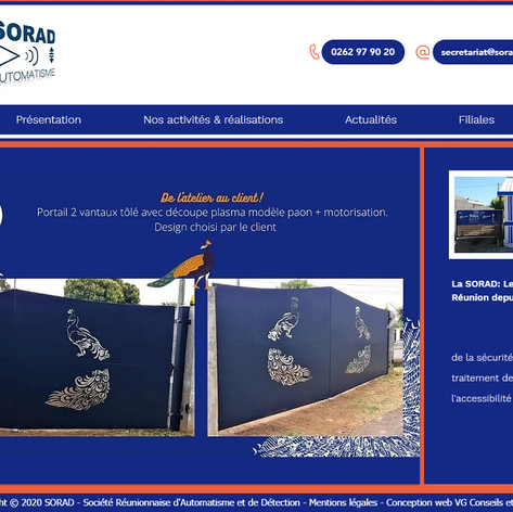 Nouveau site web