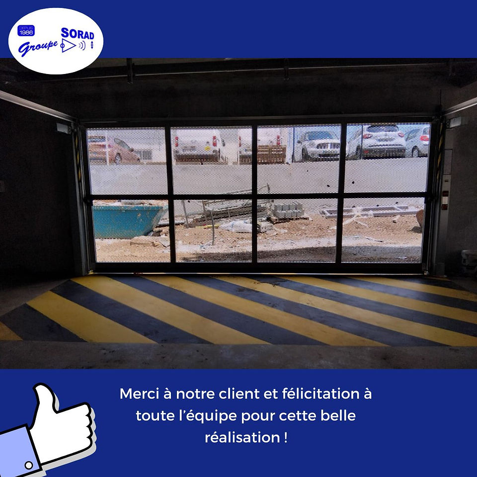 porte automatique fermée