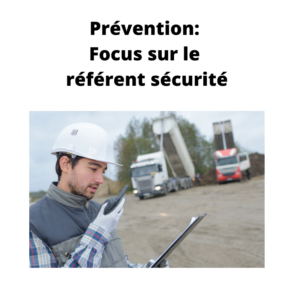 Prévention: Focus sur le référent sécurité