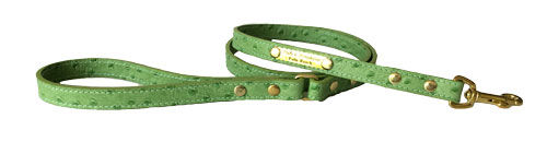 Ostrich Leash Lime