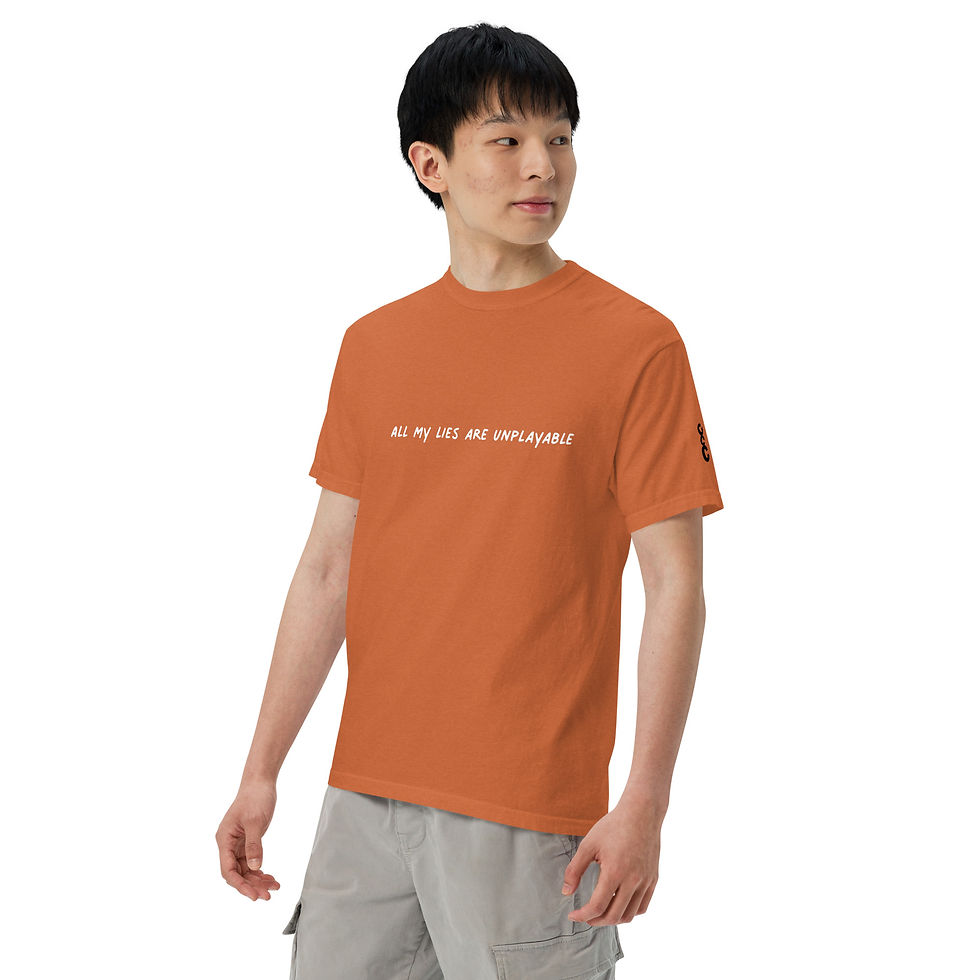 Thumbnail: Unisex garment-dyed heavyweight t-shirt