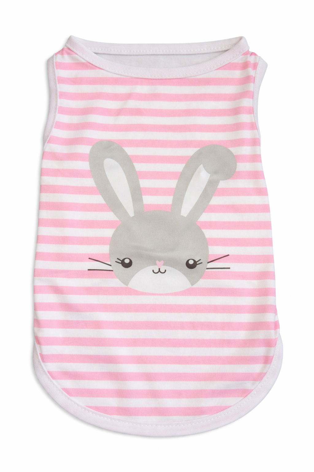 Pink Striped Bunny Shirt
