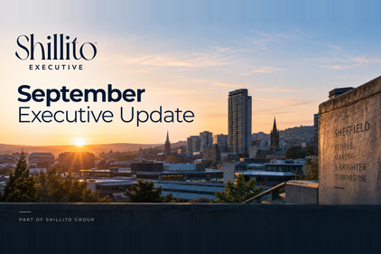 September Executive Update overlooking the Sheffield skyline