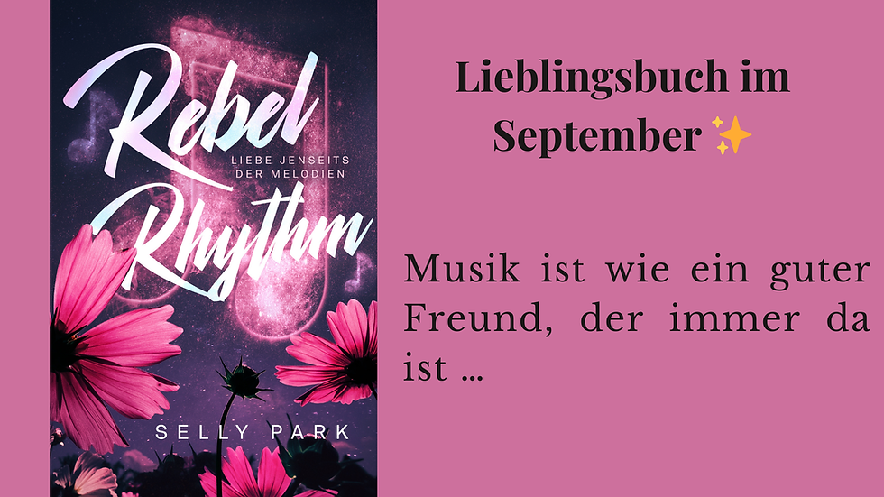 ✨ Rebel Rhythm ist Lieblingsbuch im September bei Tolino Media 🎶