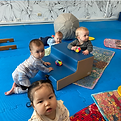 Babies gross motor play session at Everwood childcare Forrestdale