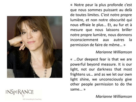 Laissons briller notre propre lumière - Let our own light shine