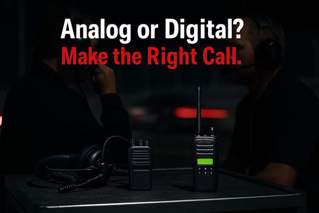 Digital vs Analog Racing Radios: Choosing the Right Communication System for Your Team
