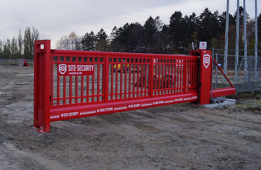 SITE-SECURITY DE-FENCE SYSTEMS Mobil Adgangskontrol til byggepladser
