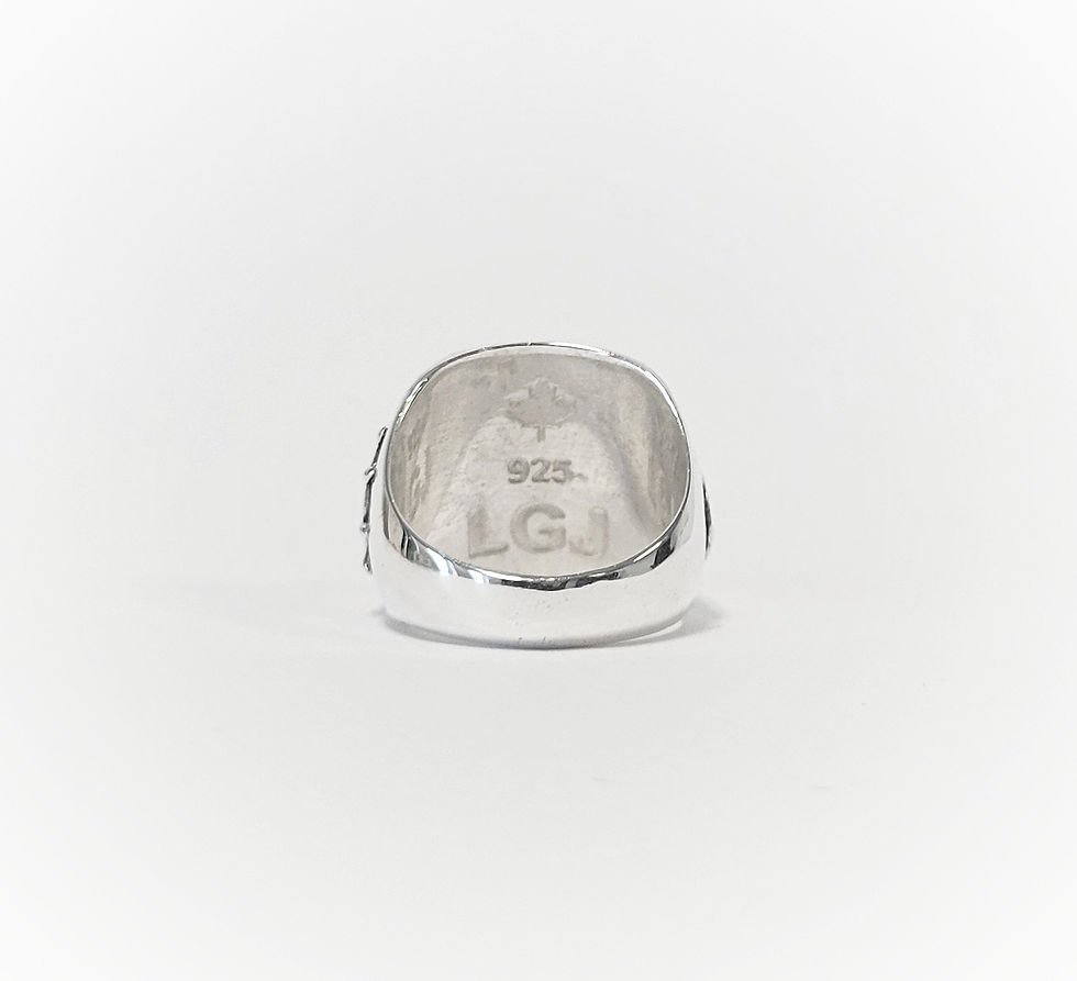 Thumbnail: A Sailors Dream Mermaid Ring in Silvem a product