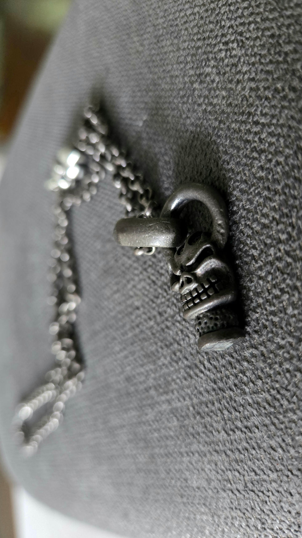 Thumbnail: [LIMITED] SKULL KNOCKER PENDANT 925 SILVER