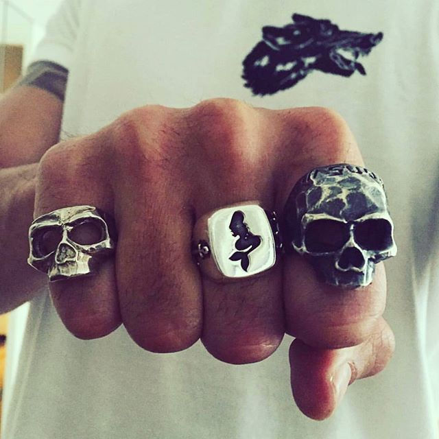 Thumbnail: A Sailors Dream Mermaid Ring in Silvem a product
