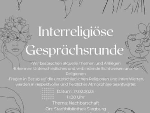 Interreligiöse Gesprächsrunde