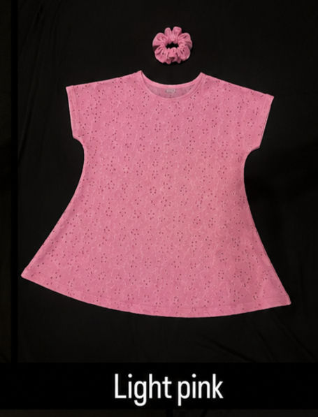 Thumbnail: Light Pink Eyelet Tops
