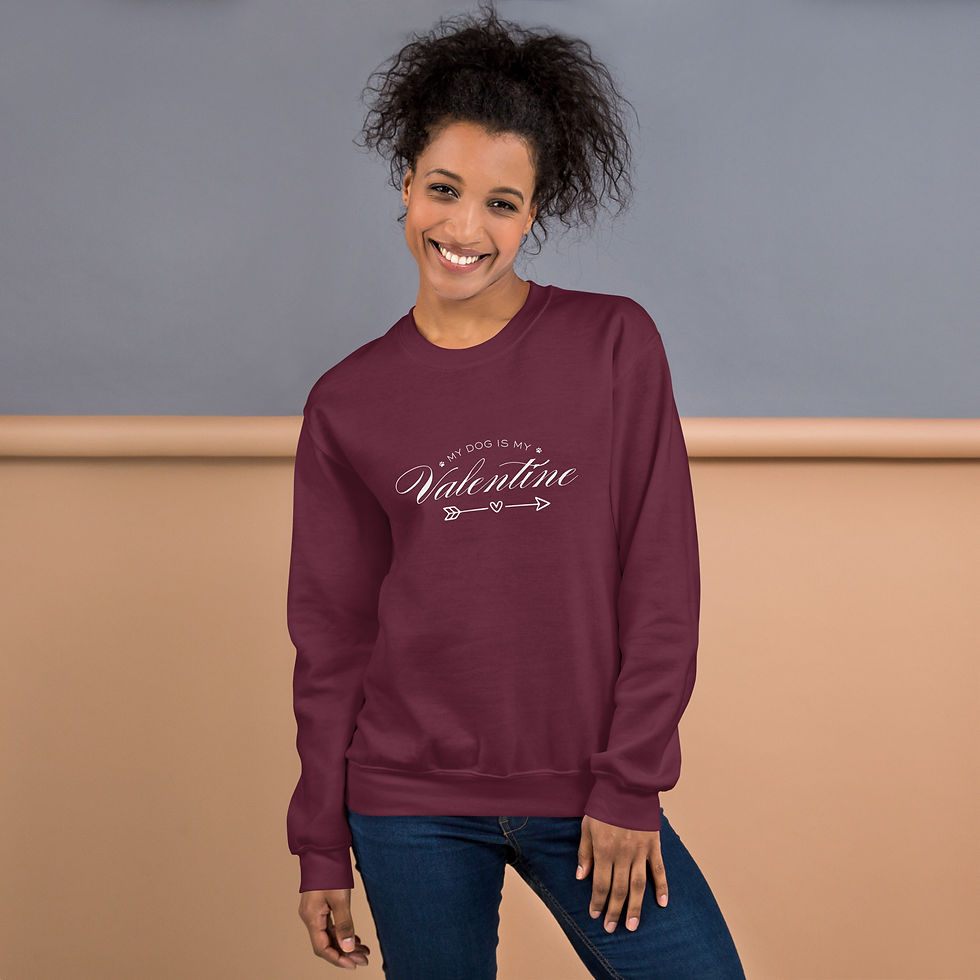 Thumbnail: Dog Valentine Sweatshirt