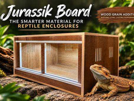 Jurassik Board: A Smarter Material for Reptile Enclosures