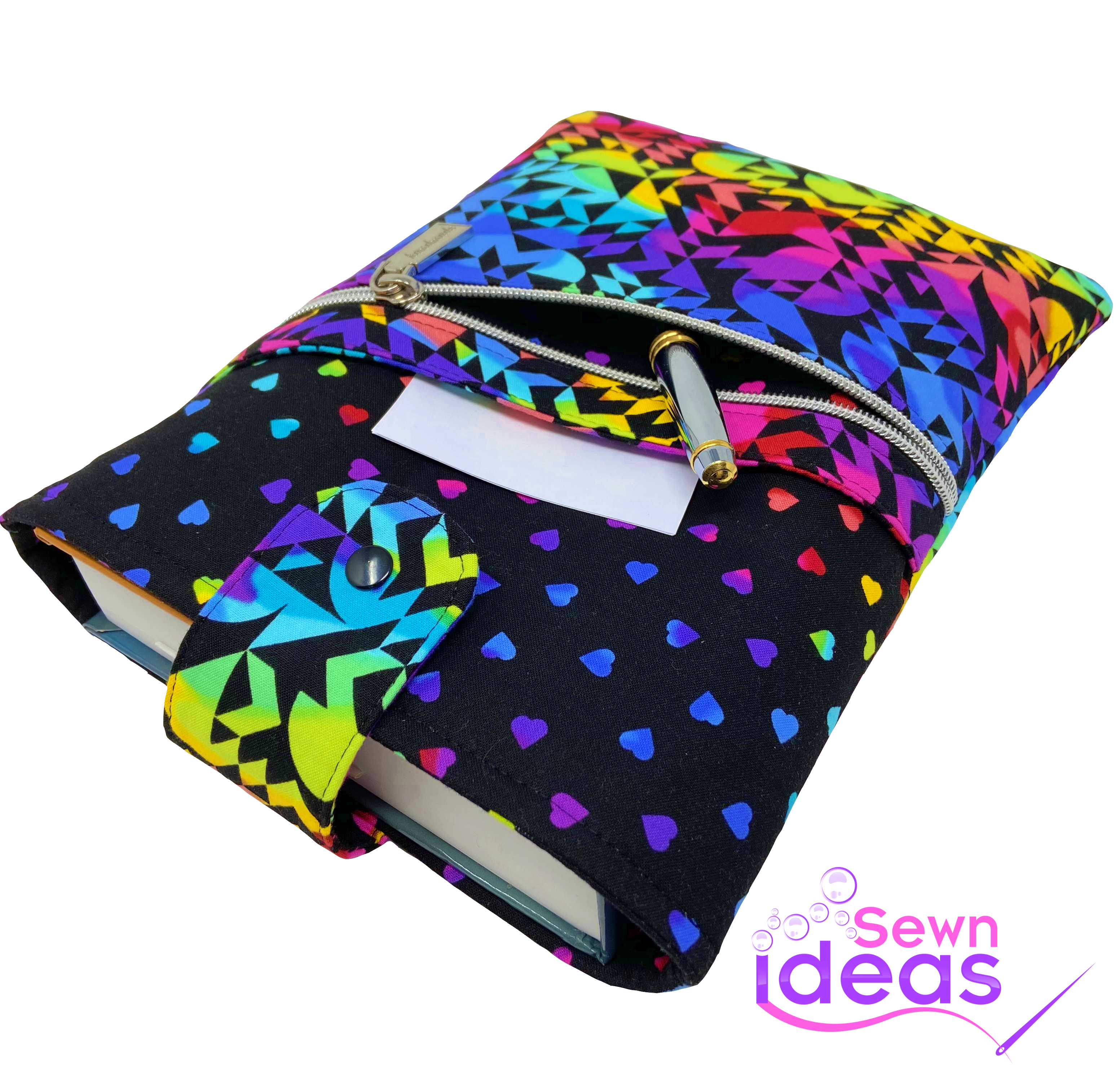 Book sleeve with 2 pockets in 2 sizes with video