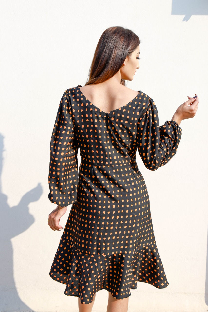 Thumbnail: dot print dress