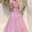Thumbnail: Lavish pink orgnaza gown 