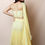 Thumbnail: Powder yellow lehenga with corset