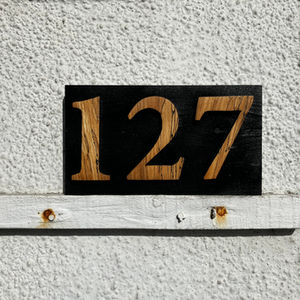"127" House Number