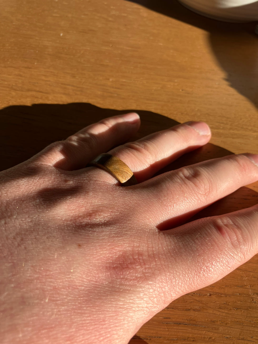Lignum Vitae Ring