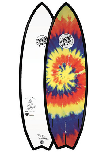 サーフィン・ボディボード SANTA CRUZ Ozzie Wright Model 5'8\" Santa Cruz Ozzie Wright Model 5'8 x 19 ¾ x 2 ½ Surfboard