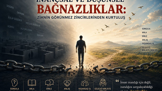 İnsanlık tarihi yalnızca bilimsel ve teknolojik ilerlemelerin değil; aynı zamanda inançların, ideolojilerin ve fikirlerin çatışmasının da tarihidir. Geçmiş bize göstermektedir ki hiçbir düşünce sistemi, sorgulanamaz hâle geldiğinde özgür, adil ve gelişen bir toplum üretememiştir.