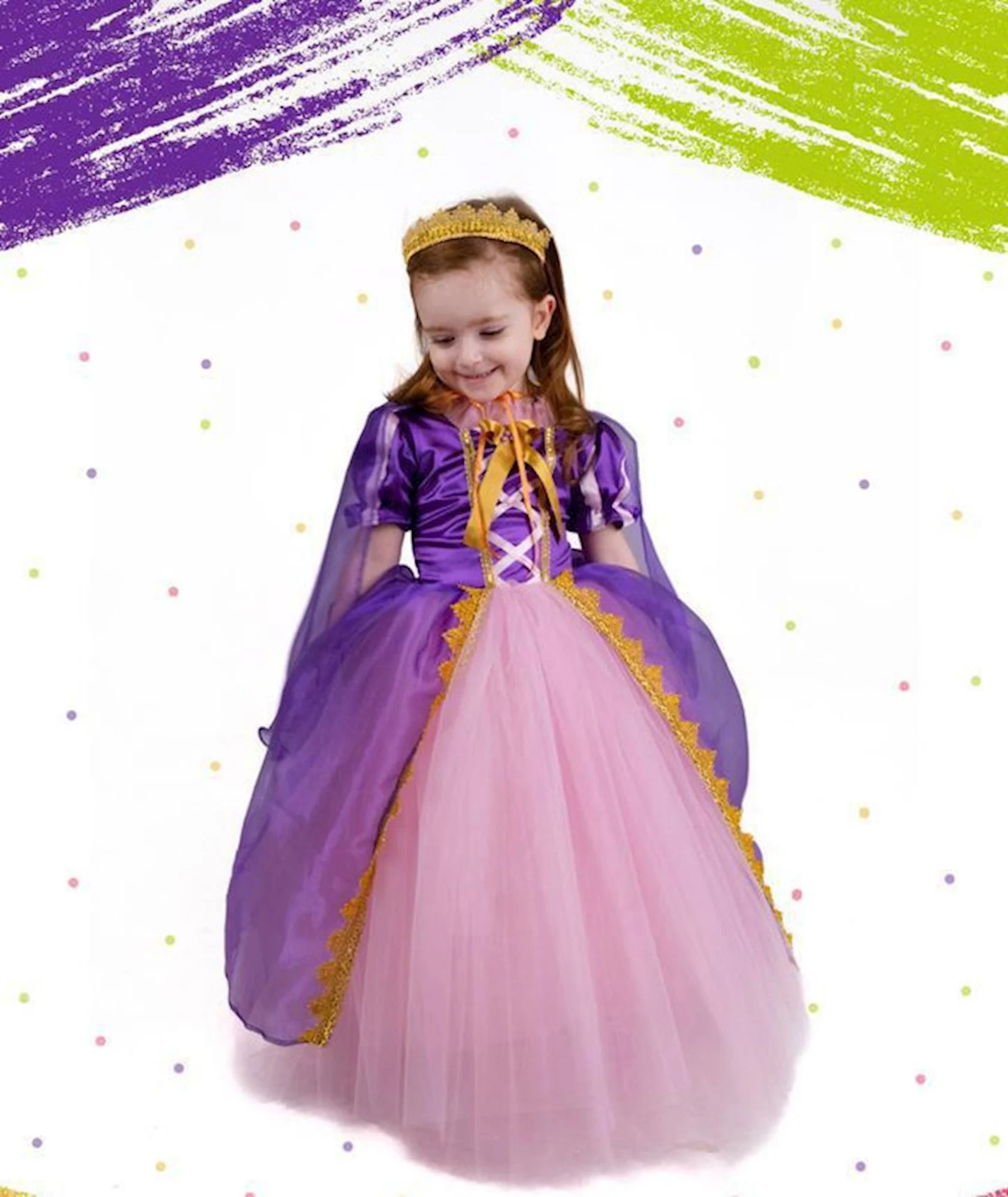 Donate a banquet for the girls Minipicco , purple/bənövşeyi, size 6-7 y.