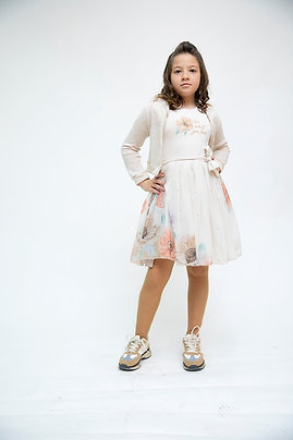 Qızlar üçün bolero Angel Kids 2322, bej, pambıq