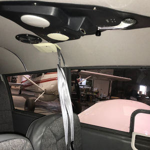 Piper PA28 Cherokee Inertia Reel Upgrade and Headliner Replacement