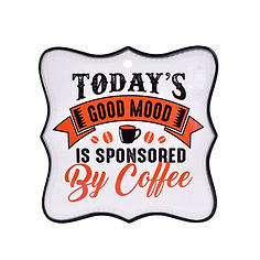 Placa decorativa Today 20x20cm