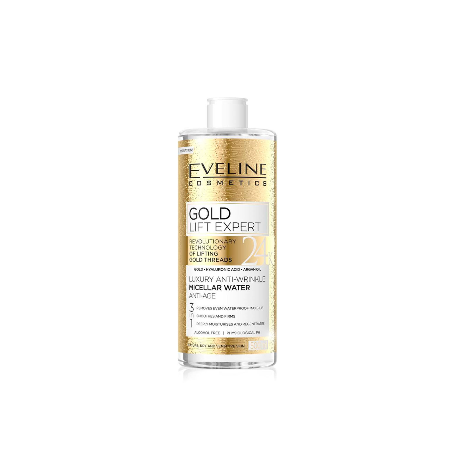 EVELINE - Água Micelar Gold Lift Expert 500ml