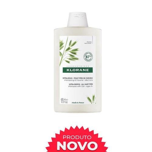 KLORANE Shampoo leite de aveia extra suave 400ml barao