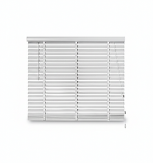 Cortinas Venecianas De Madeira Paulownia 107x230cm Withe