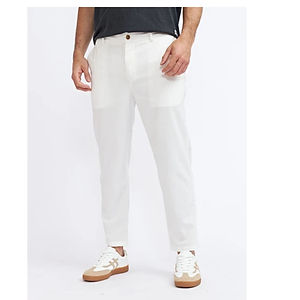 Calça Marto em linho branca