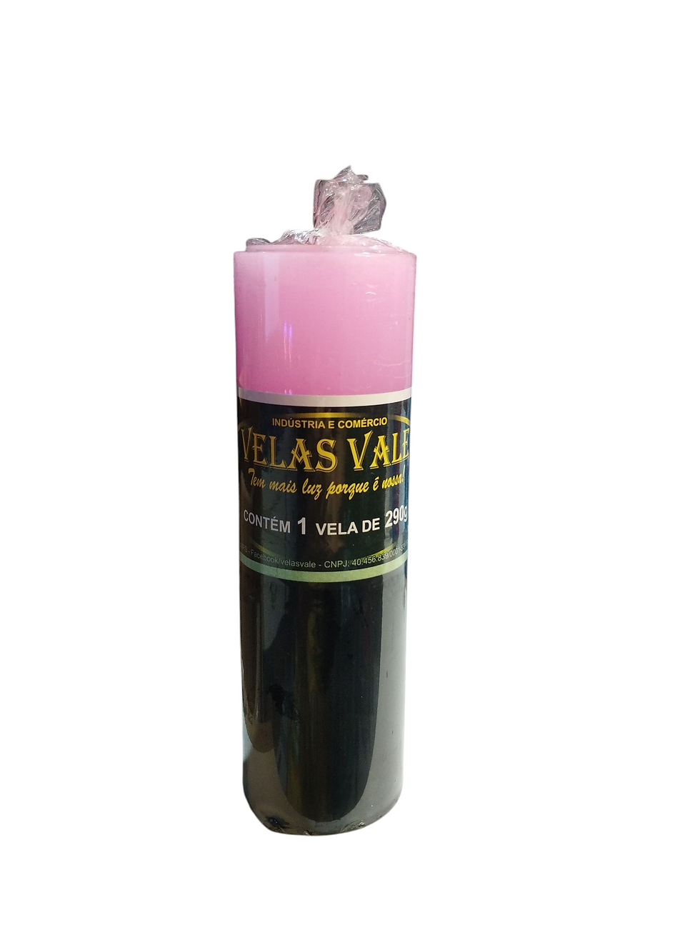 VELA 7 DIAS ROSA E PRETO