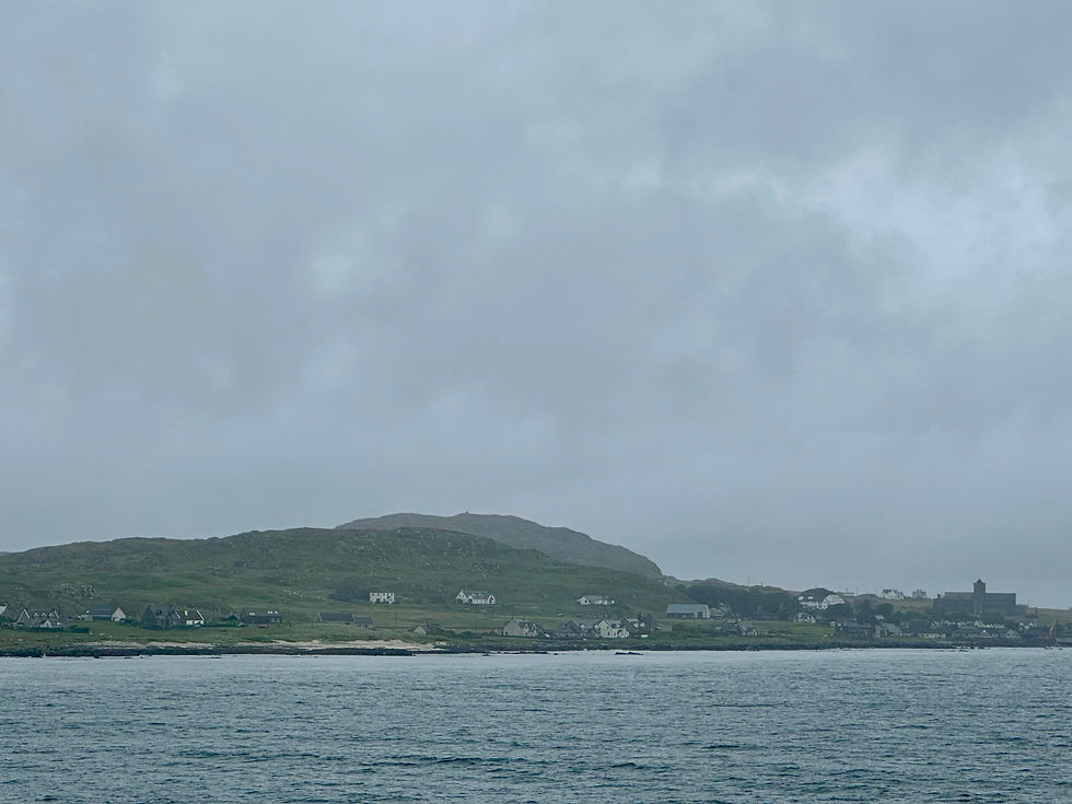 First sight of Iona and The Abbey