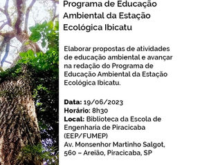 Oficina para construção do Programa de Educação Ambiental da Estação Ecológica de Ibicatu
