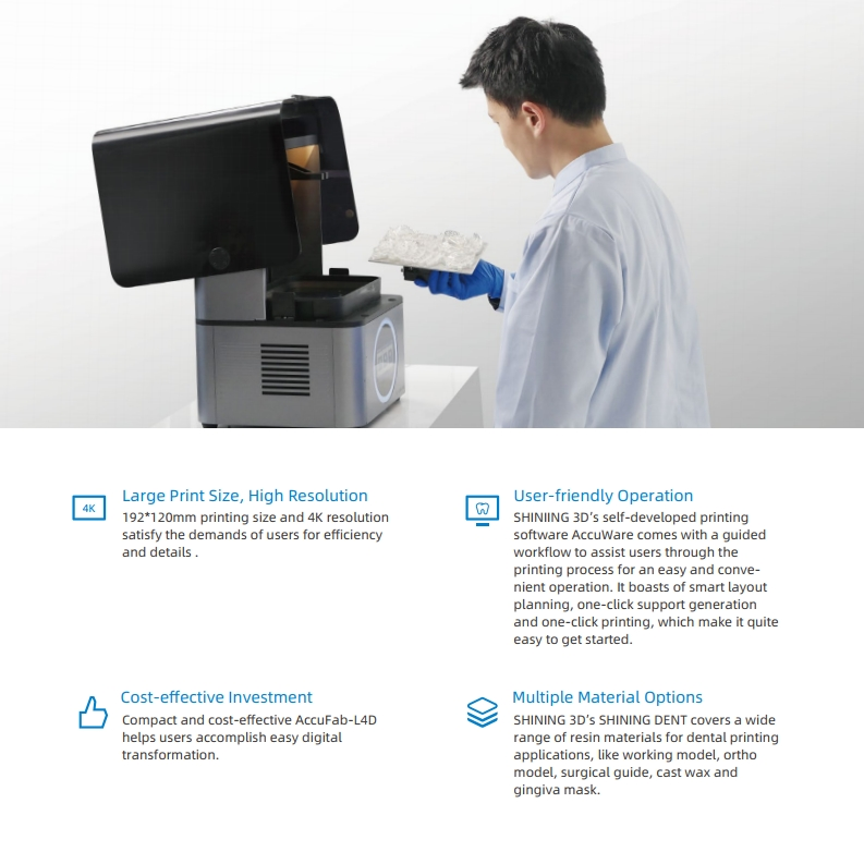 Thumbnail: Shining ACCUFAB-L4D - Dental 3D Printer