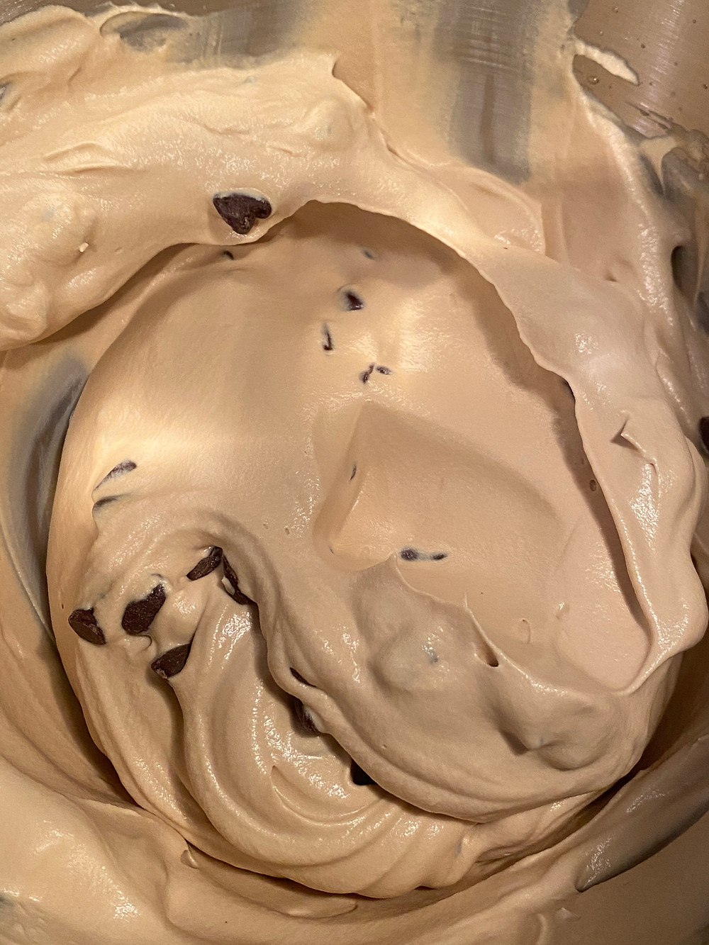 Kahlua coffee chip no churn ice cream