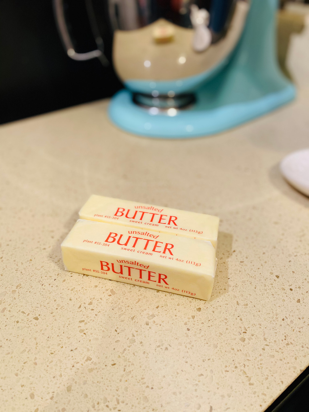 Unsalted butter and stand mixer