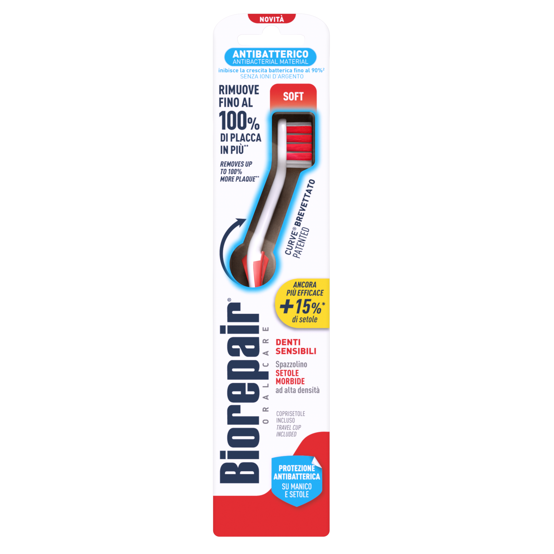 Biorepair Escova Curve Dentes Sensíveis (Suave)