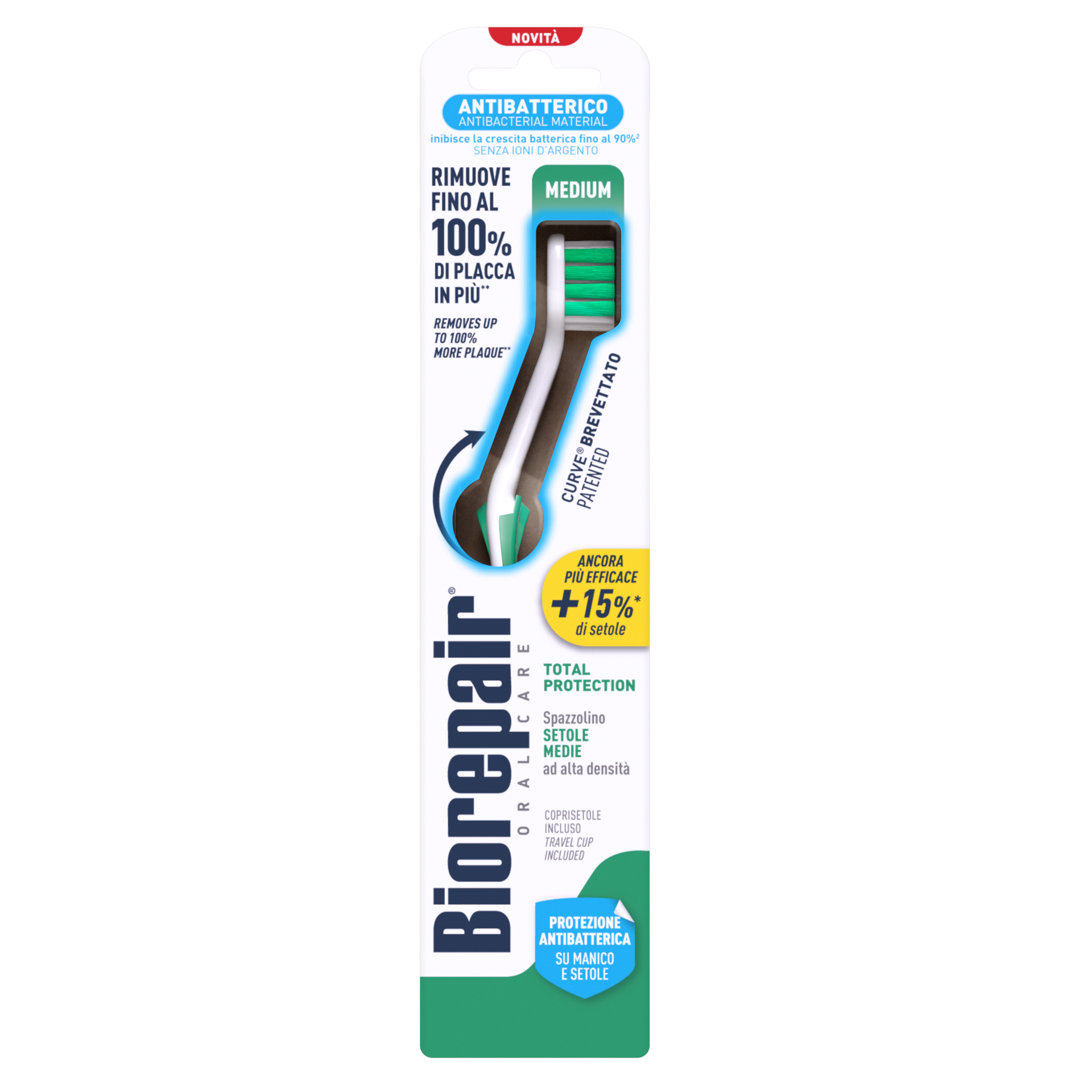 Biorepair Escova Curve Total (Média)