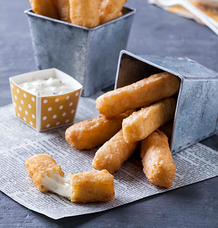 Battered Mozzarella Sticks