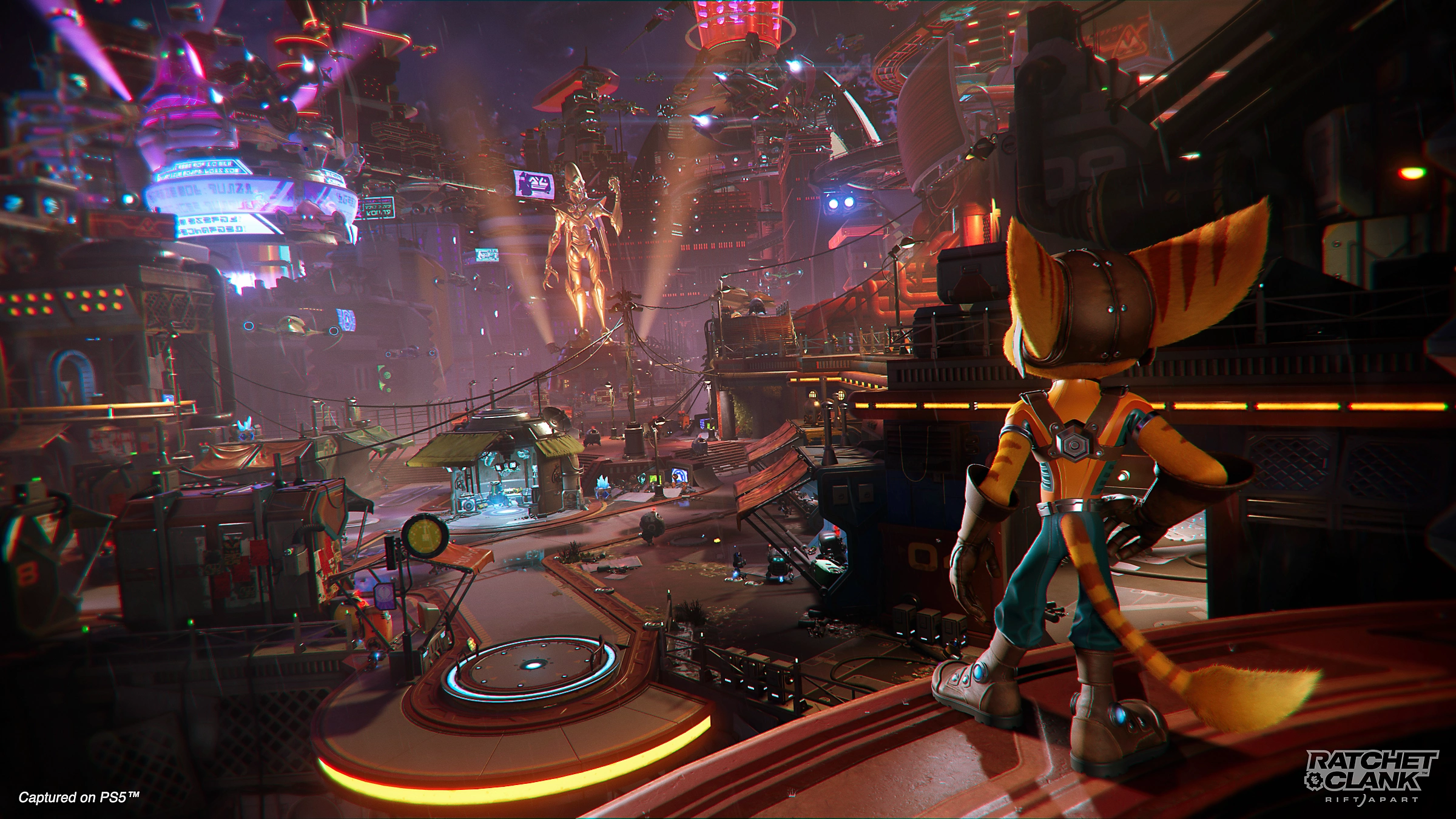 Ratchet & Clank: Rift Apart - Cityscape